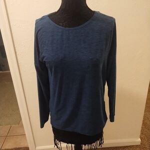 Kyodan Women's Long Sleeve Top in Deep Blue